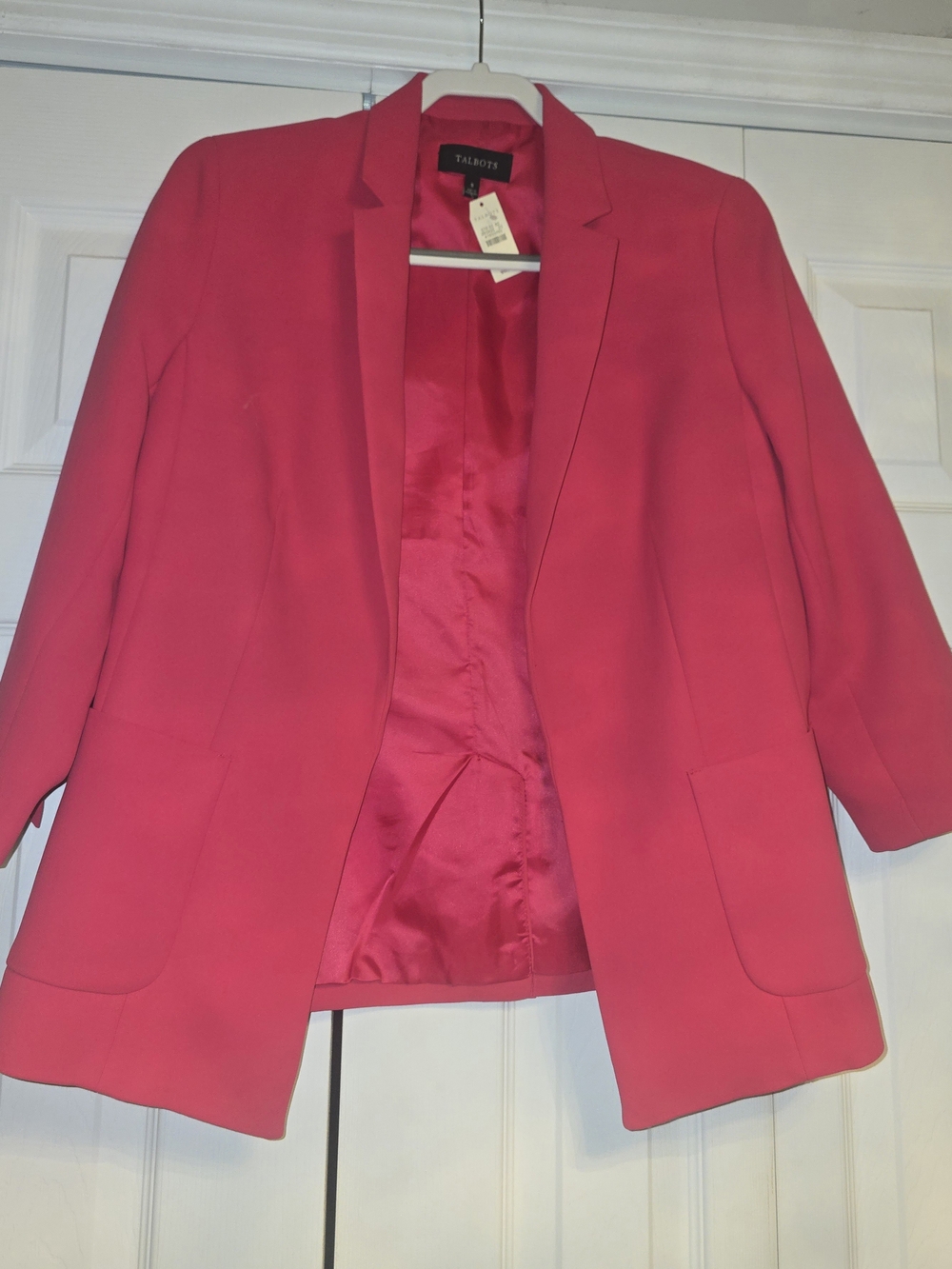 Talbots Women's Pink Blazer Jacket